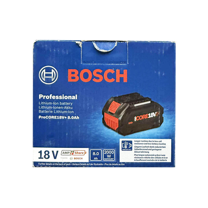 Bosch ProCore 18V + 8.0Ah PERFORMANCE Battery | Bosch by KHM Megatools Corp. Bosch ProCore 18V + 8.0Ah PERFORMANCE Battery | Bosch by KHM Megatools Corp.